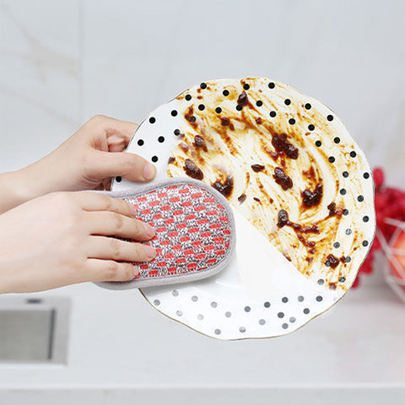 Dubbelsidig återanvändbar kökssvamp