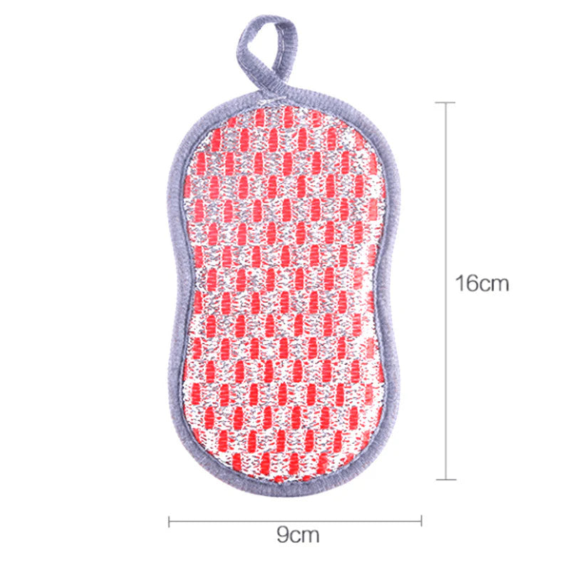 Dubbelsidig återanvändbar kökssvamp