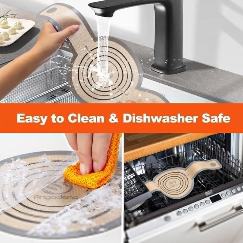 Oval och rund brödklämma i silikon, återanvändbar och non-stick