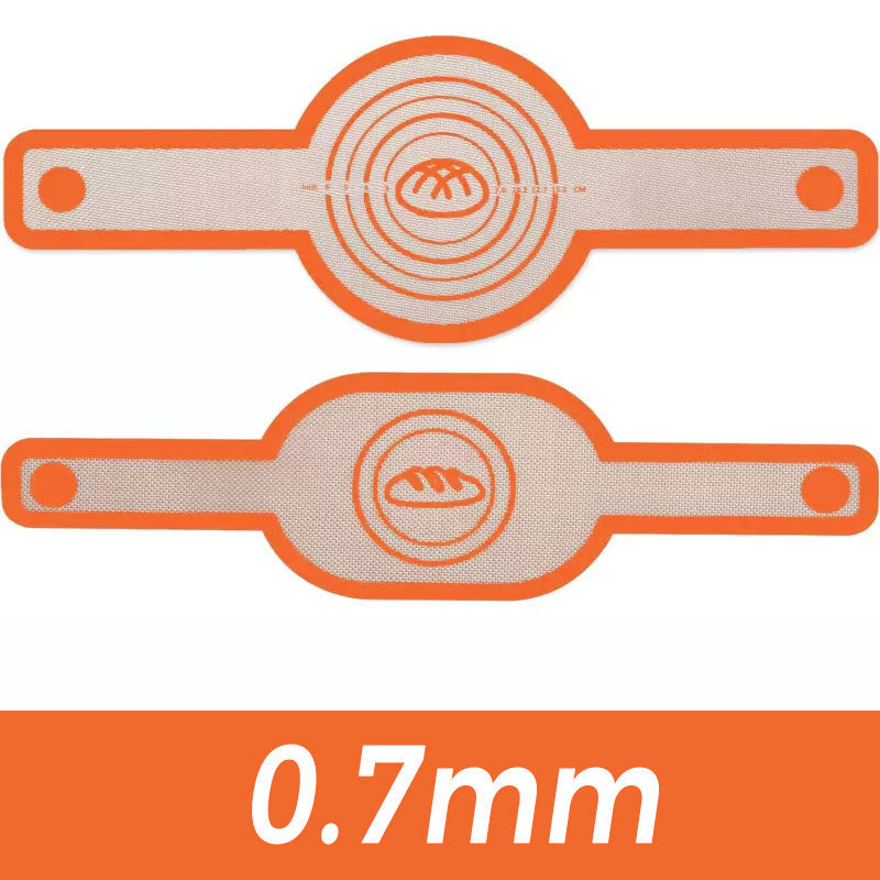 Oval och rund brödklämma i silikon, återanvändbar och non-stick