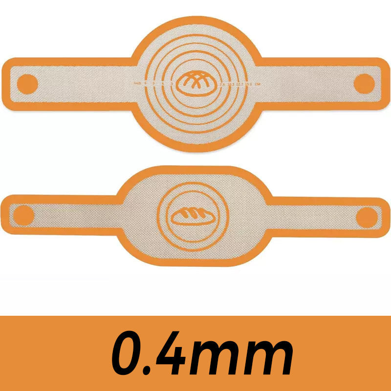 Oval och rund brödklämma i silikon, återanvändbar och non-stick