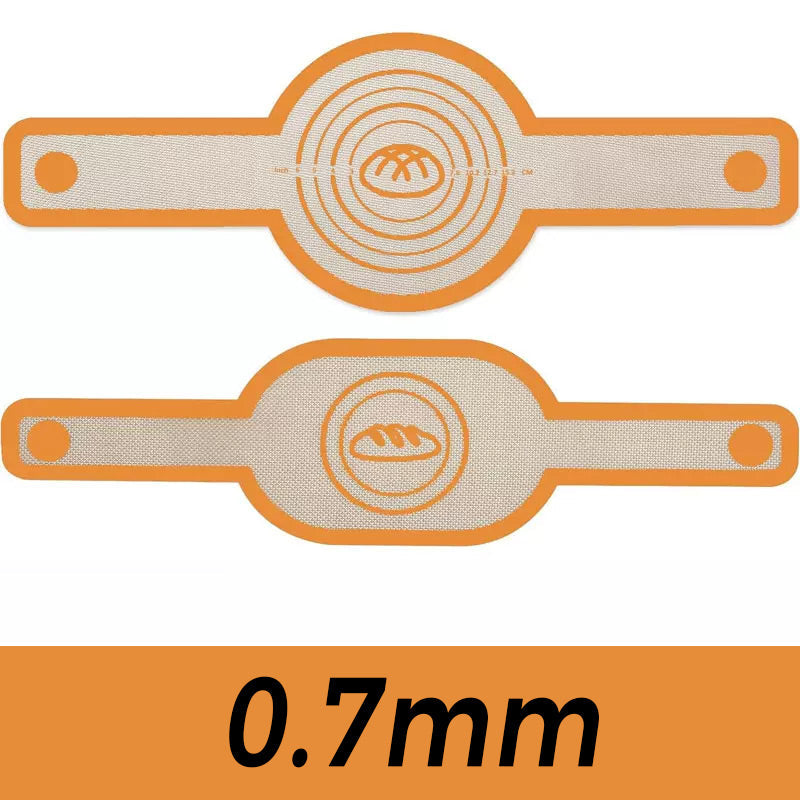 Oval och rund brödklämma i silikon, återanvändbar och non-stick