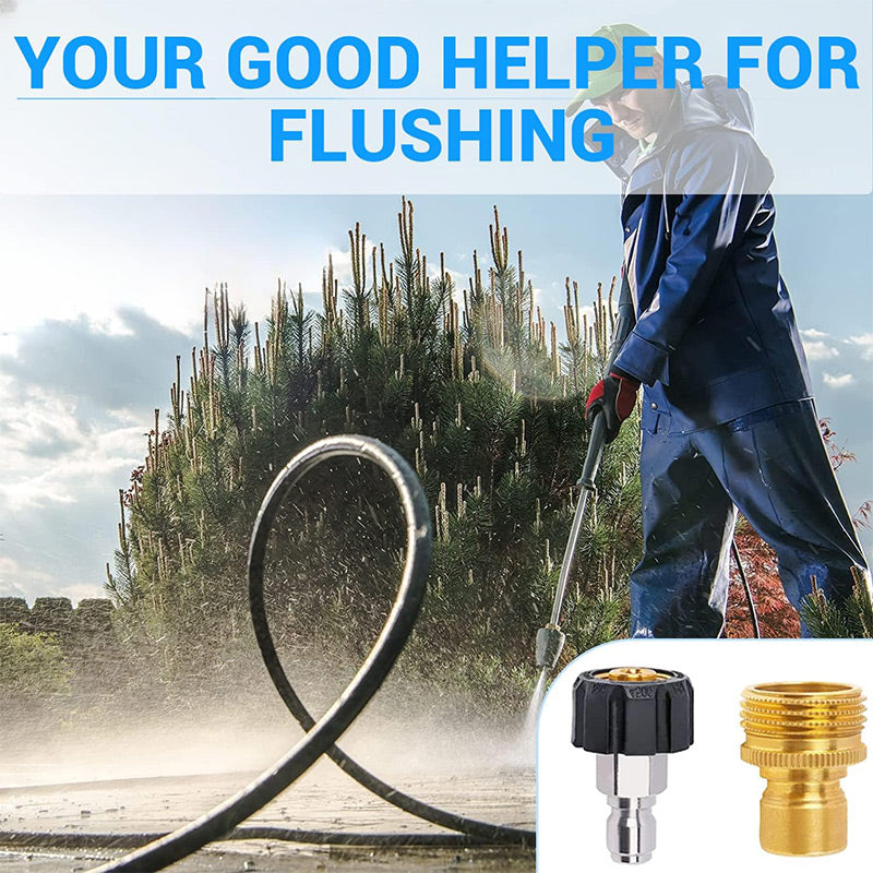 Sats med kopplingar för högtryckstvättar