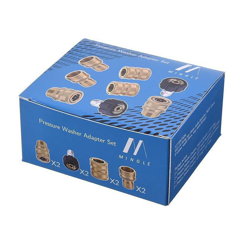 Sats med kopplingar för högtryckstvättar