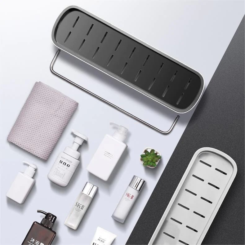 🚿EasyMount badrumsförvaringshylla - Ingen borrning krävs - tidsbegränsad 50% rabatt🔥