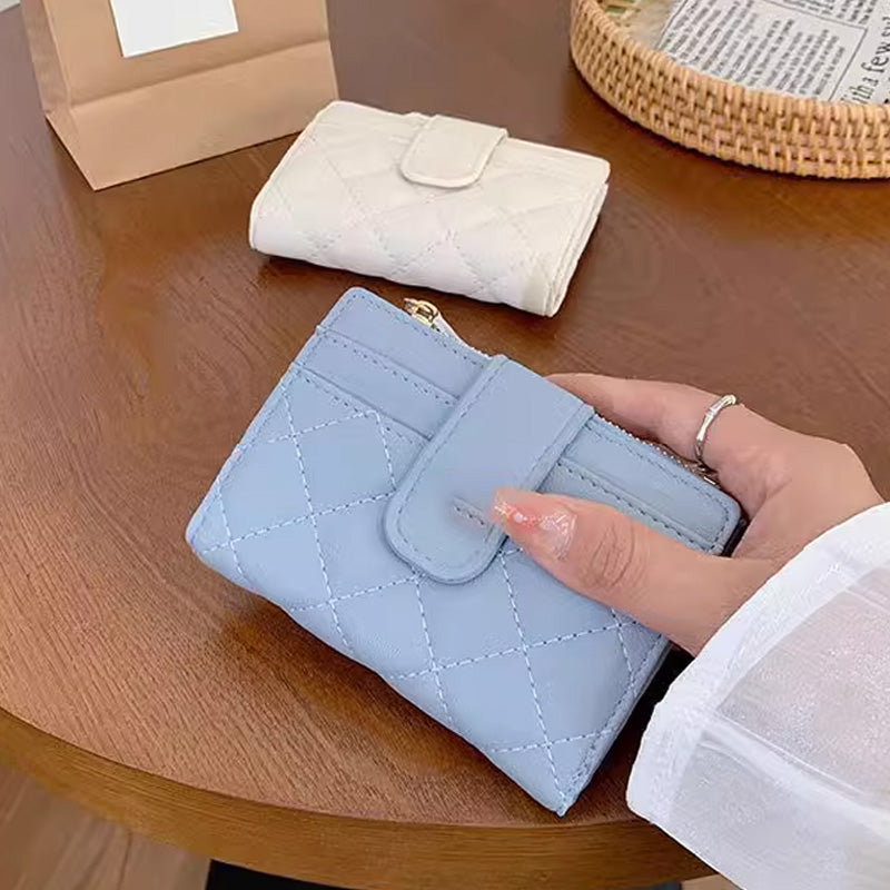 Kvinnors Mode Små Plånböcker med Dragkedja