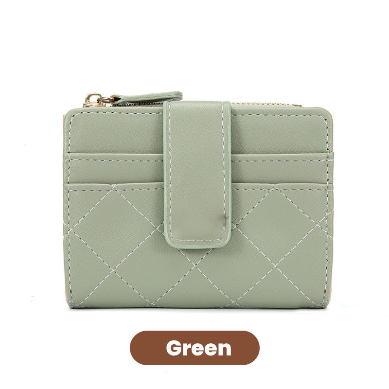 Kvinnors Mode Små Plånböcker med Dragkedja