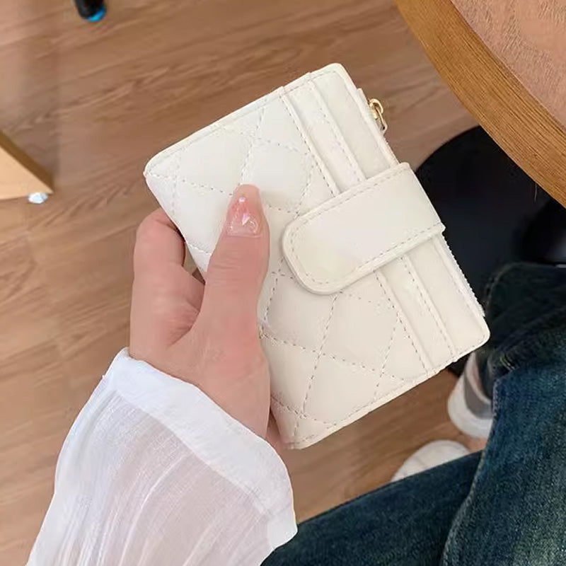 Kvinnors Mode Små Plånböcker med Dragkedja