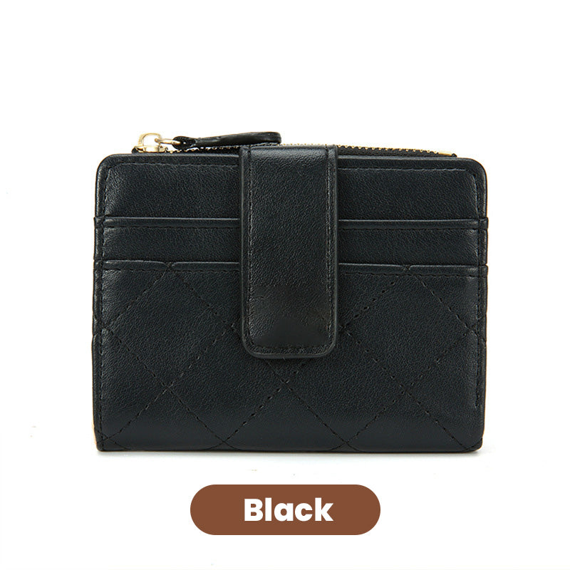 Kvinnors Mode Små Plånböcker med Dragkedja