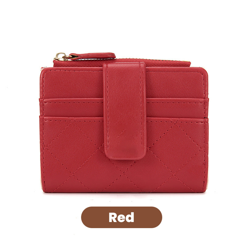 Kvinnors Mode Små Plånböcker med Dragkedja