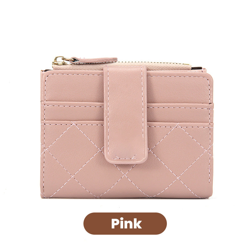 Kvinnors Mode Små Plånböcker med Dragkedja