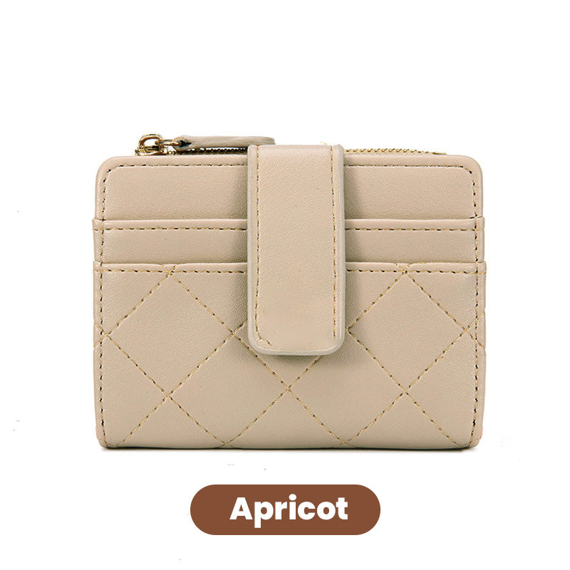 Kvinnors Mode Små Plånböcker med Dragkedja