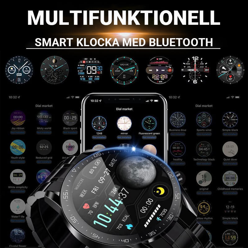 ⏰ Endast nu 49% rabatt!⌚👍Icke-invasiv smart klocka（GRATIS frakt）