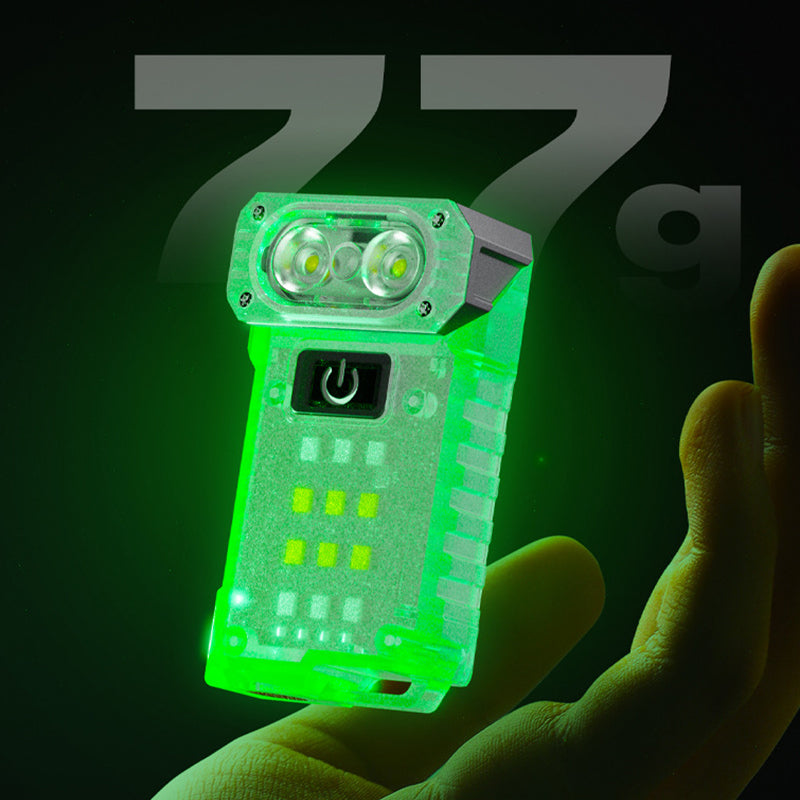 Multifunktionell 2 LED Ficklampa Magnetisk Arbetslampa