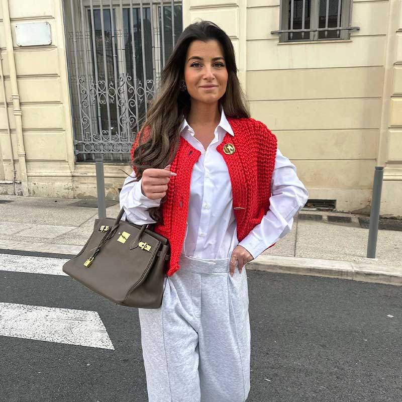 Chunky Knit Button-Down Sweater Vest för kvinnor