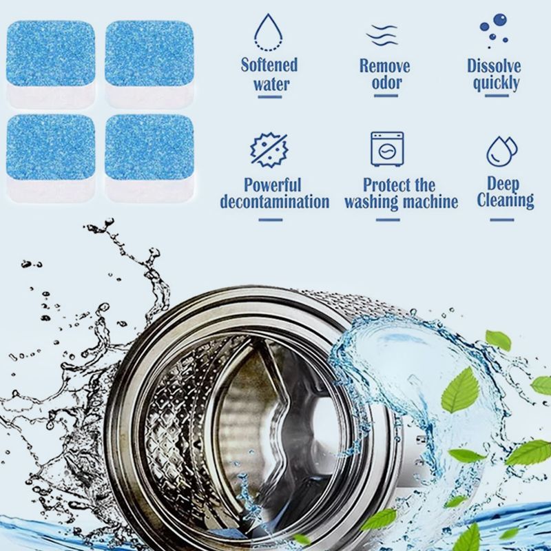 Rengöringstabletter för tvättmaskin: Enkel desinfektion och fläckborttagning!