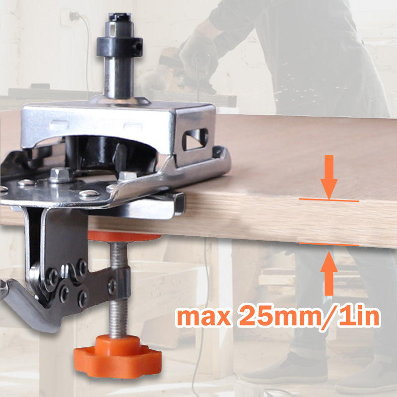35mm gångjärnsborrlokalisator med klämma
