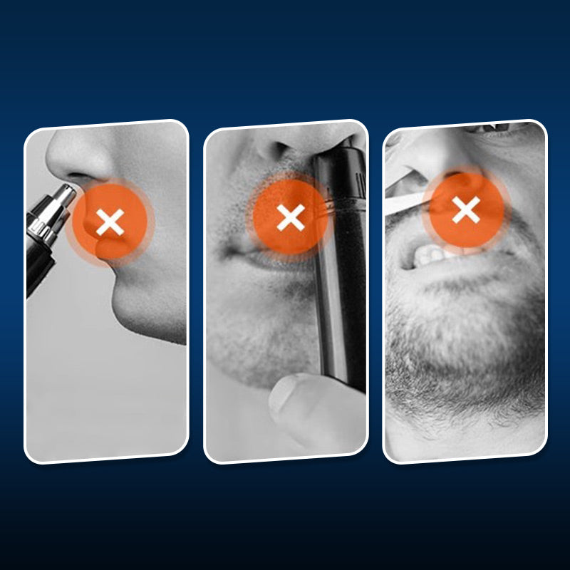 Mini Digital Display Elektrisk multifunktionell näshårstrimmer som kan tvättas med vatten