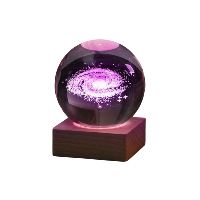 🥳2026 HOT SALE🥳💞50 000+ SÅLDA!💫🌌 Ta med galaxen in i ditt rum. 3D-kristallkula nattlampa – 49 % RABATT! ✨🌙