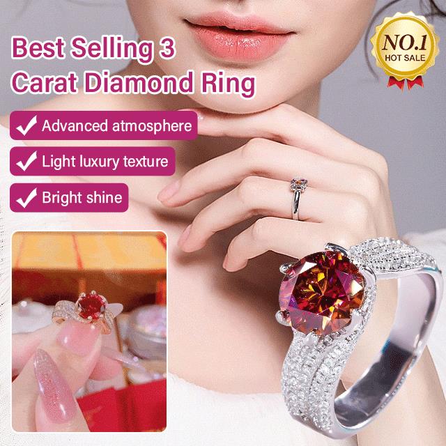 🔥HOT SALE🔥Best Selling 3 Carat Diamond Ring（50% OFF）