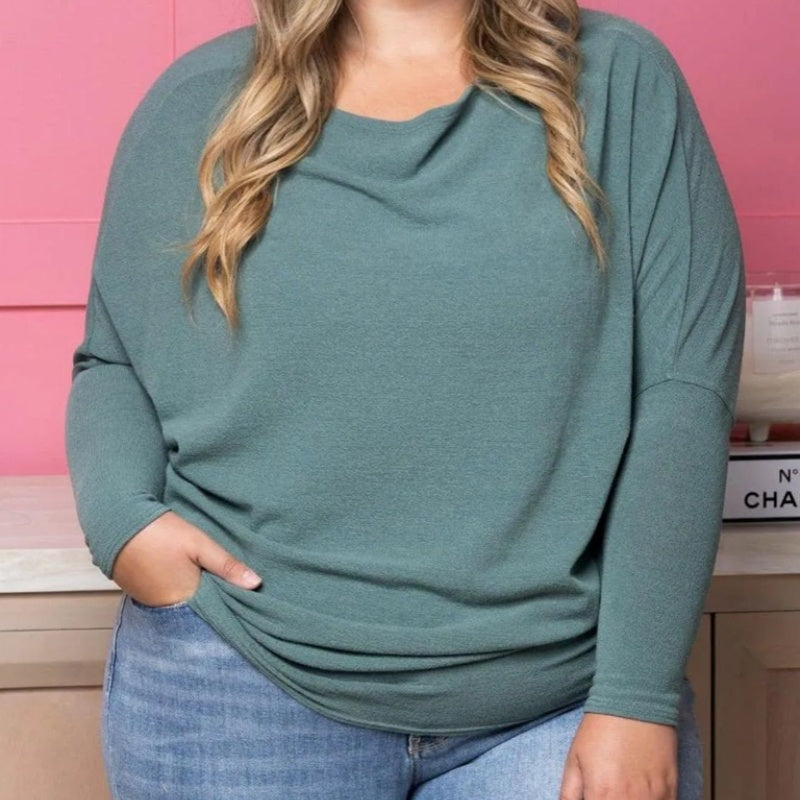 🔥HOT SALE 49% OFF -👚"Dreamy Knit" Boatneck Dolman Top