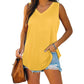 Summer V-Neck Solid Color Vest