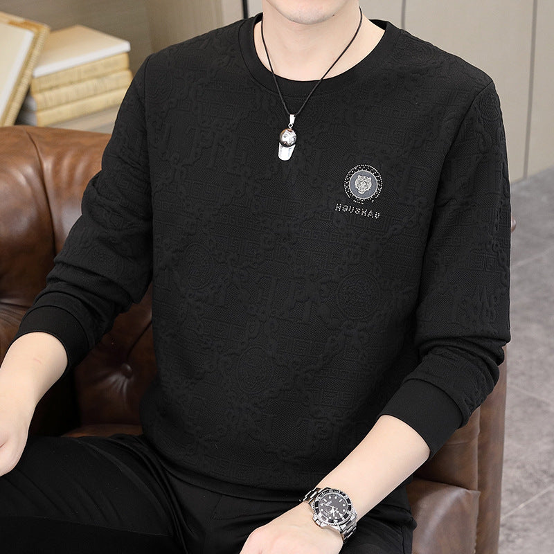 Rundhalsad Lättvikts T-Shirt för Herr