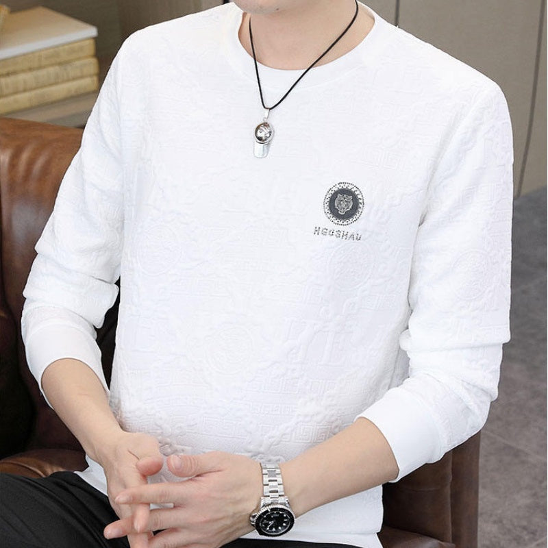 Rundhalsad Lättvikts T-Shirt för Herr