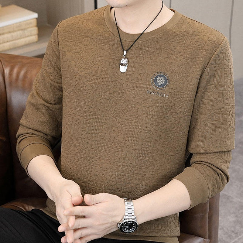 Rundhalsad Lättvikts T-Shirt för Herr