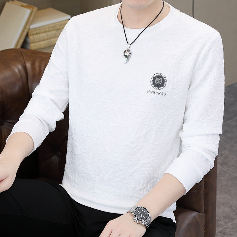 Rundhalsad Lättvikts T-Shirt för Herr