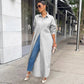 Casual Long Sleeve Maxi Shirt Dresses for Women