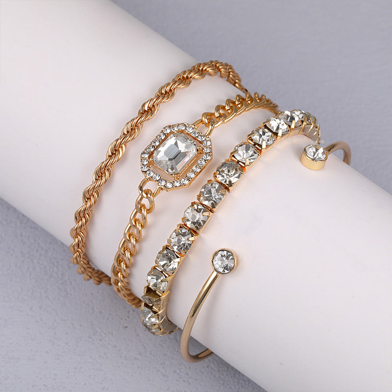 Elegant Twist Bracelet Set for Women