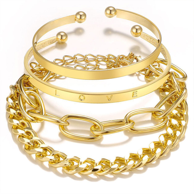 Elegant Twist Bracelet Set for Women