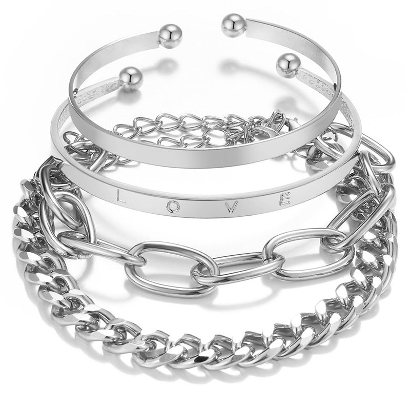 Elegant Twist Bracelet Set for Women