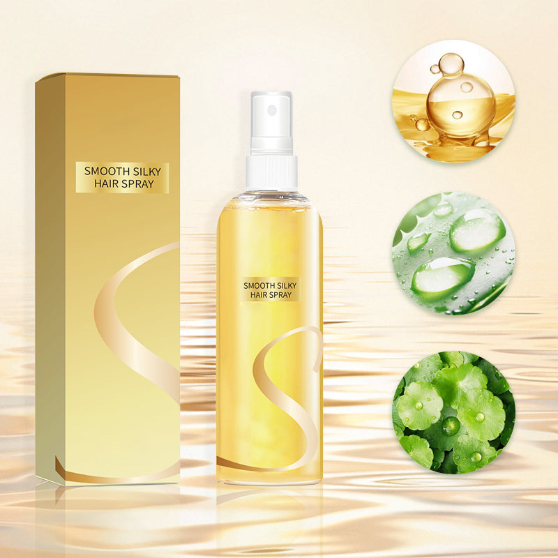 Leave-In hårolja spray - Utjämnande, långvarig glans