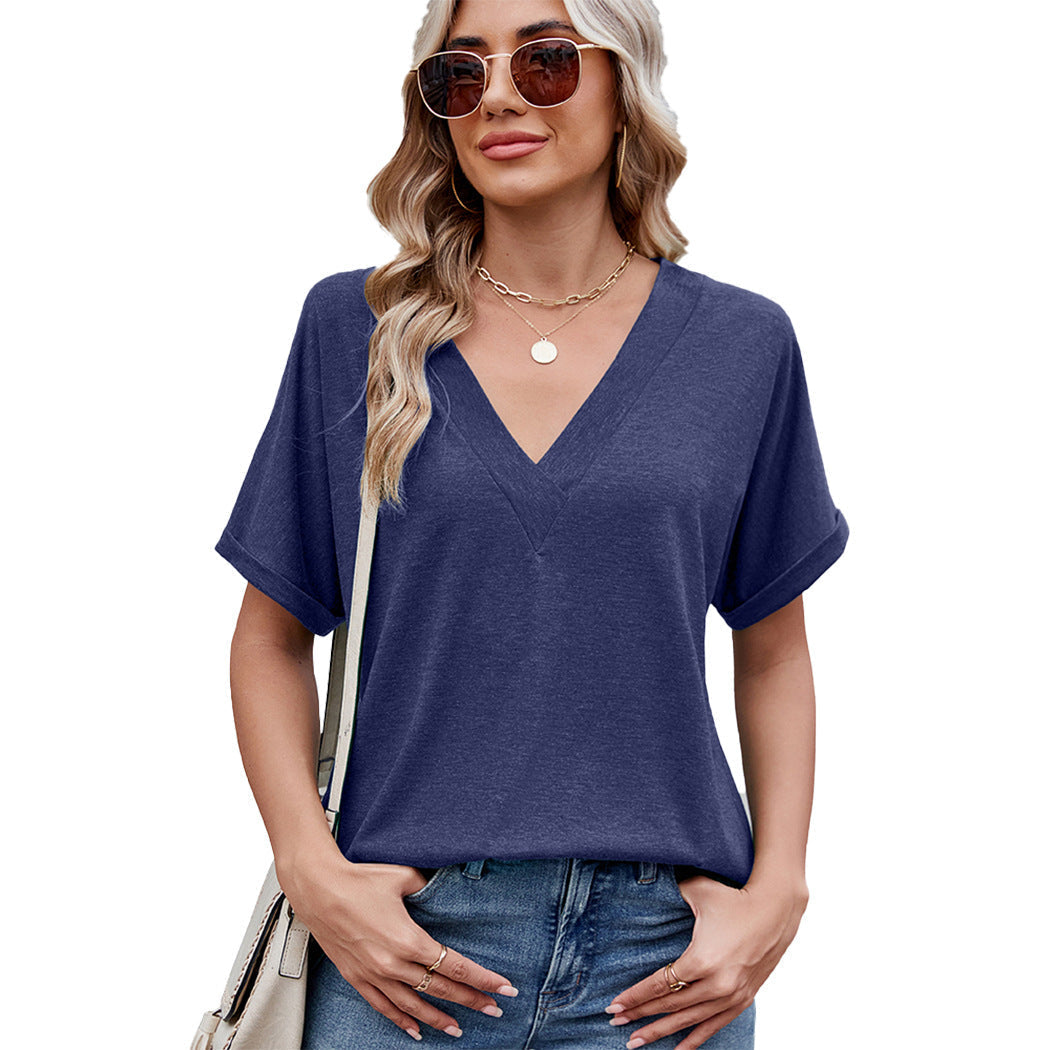 Women's V-Neck Casual Top