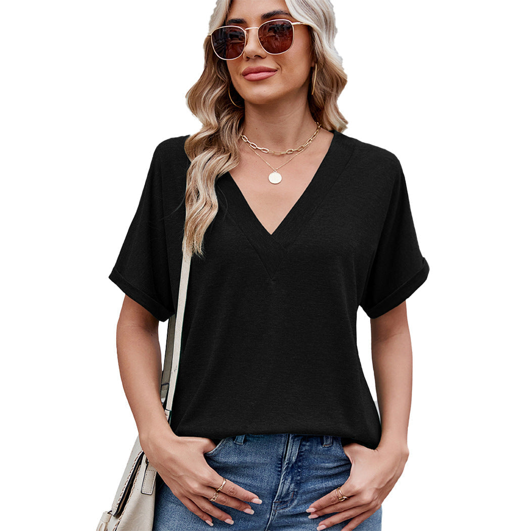 Women's V-Neck Casual Top