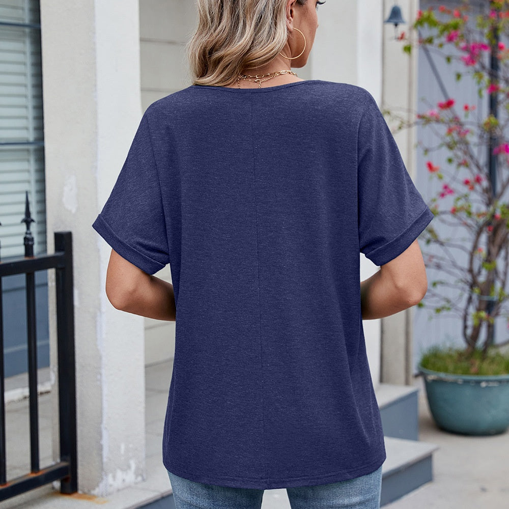 Women's V-Neck Casual Top