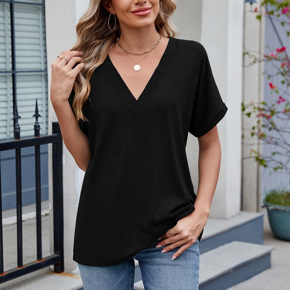 Women's V-Neck Casual Top