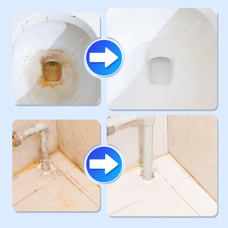 Kraftfullt rengöringsmedel för toalettstolar med oxalsyra