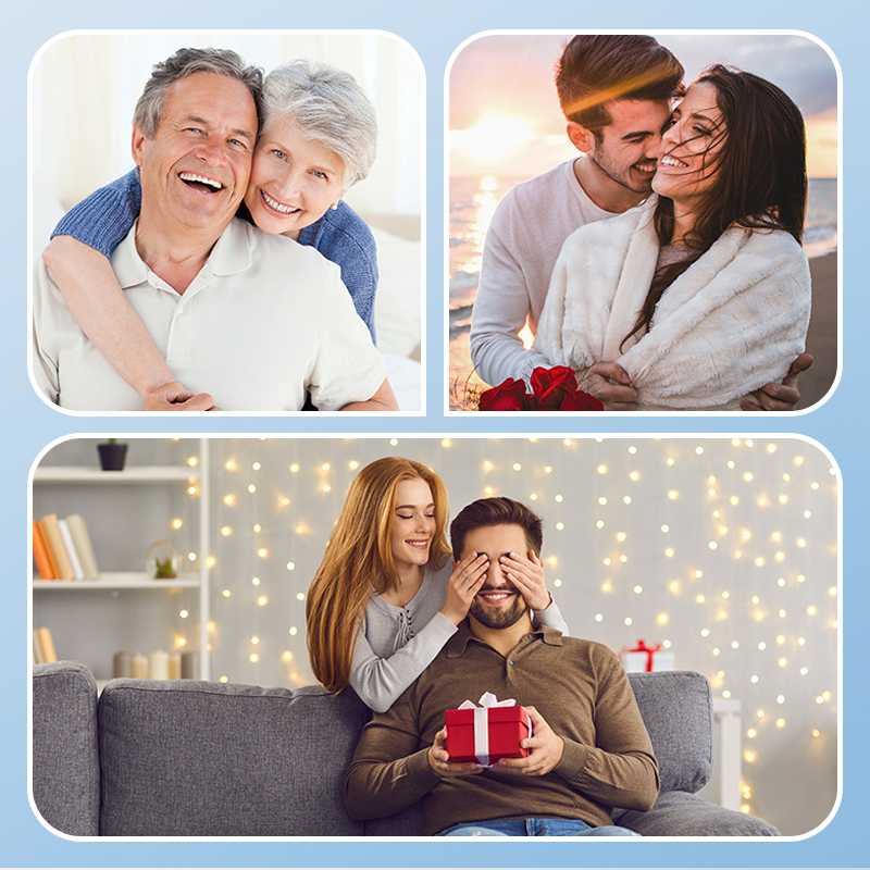 Sonisk 360° Rengöring U-formad Elektrisk Tandborste för Vuxna