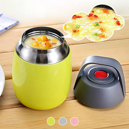 Bärbar frukostbägare i rostfritt stål