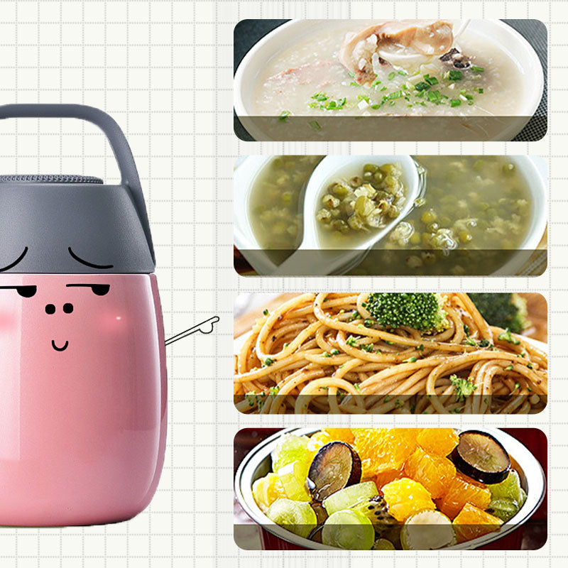 Bärbar frukostbägare i rostfritt stål