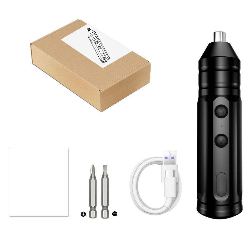 Bärbar elektrisk uppladdningsbar skruvmejselsats