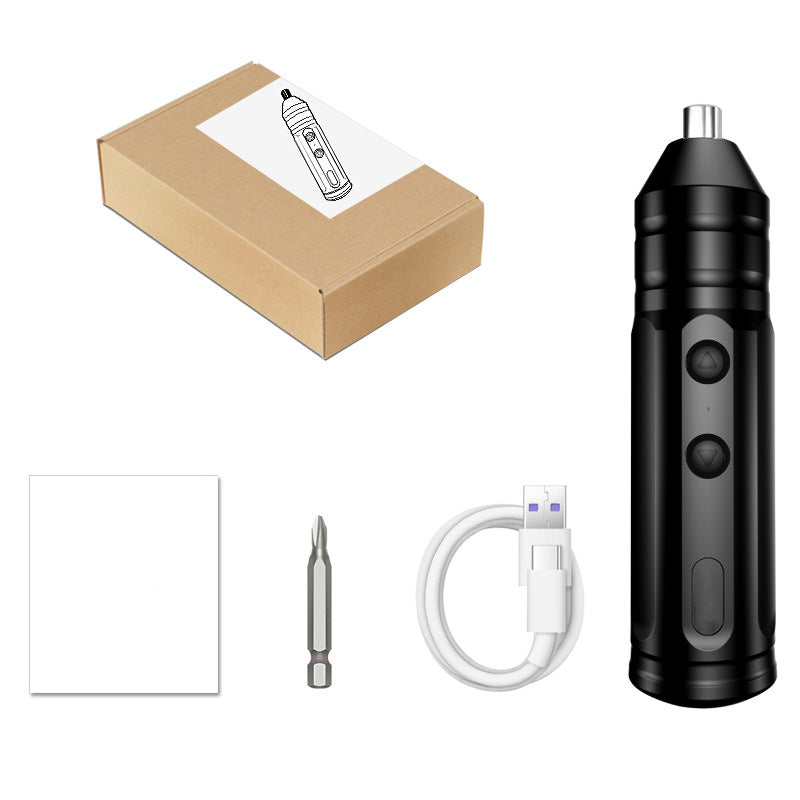 Bärbar elektrisk uppladdningsbar skruvmejselsats