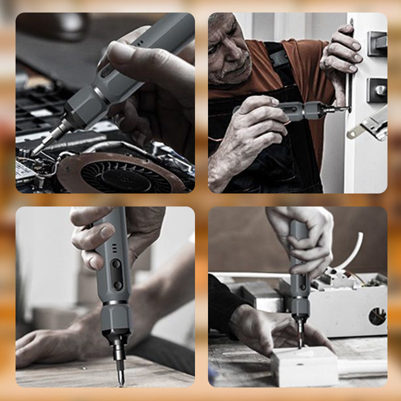 Portable Cordless Electric Screwdriver Set