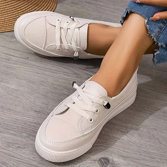 Women's Casual Non-Slip PU Leather Shoes