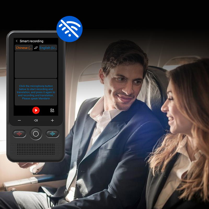 🗣️ 49% RABATT! 🌍 Multifunktionell Bärbar Översättare – Stöd för 100+ Språk, Direkt Översättning & Ljudinspelning ✨