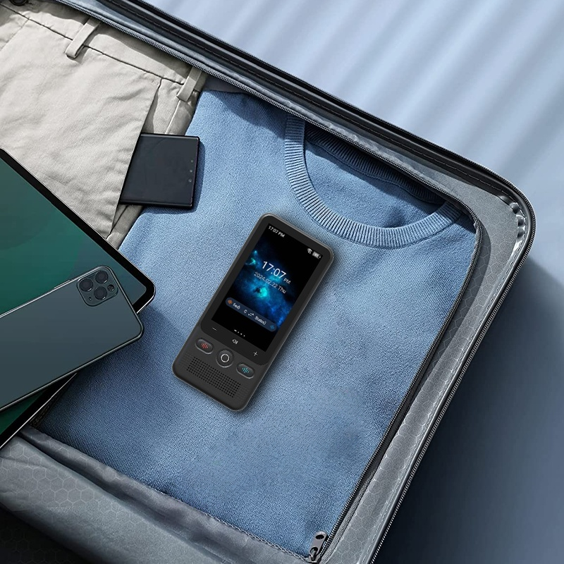 🗣️ 49% RABATT! 🌍 Multifunktionell Bärbar Översättare – Stöd för 100+ Språk, Direkt Översättning & Ljudinspelning ✨