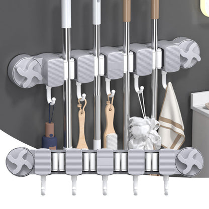 Stansfri badrumsrad sugkopp moppklämma